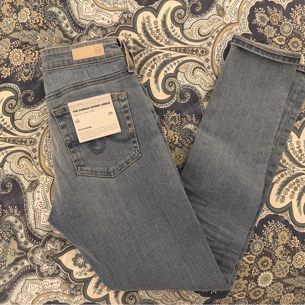 NWT AG Jeans - Farrah skinny ankle jeans